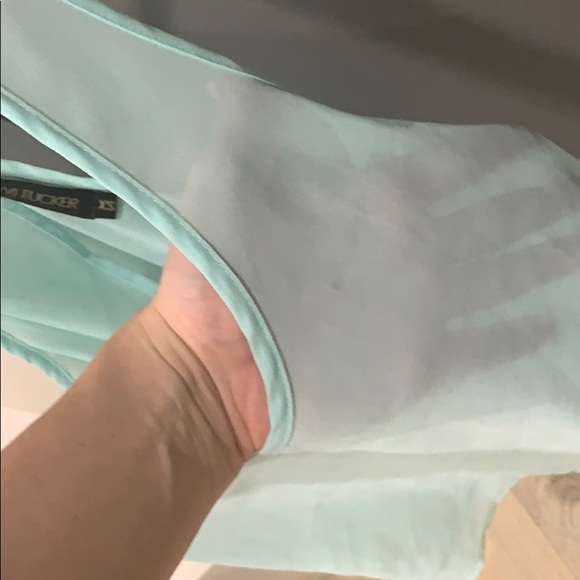 Aqua LF sheer Blouse - Picture 4 of 4